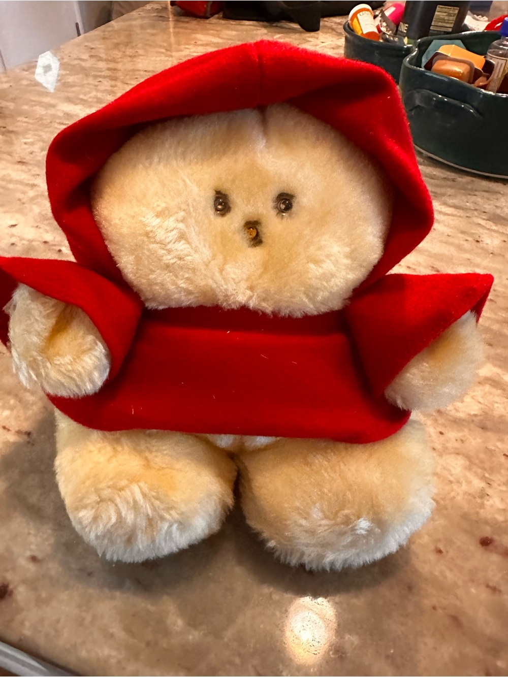 vintage 1980s Chubbles bear made by Animal Fair light activated